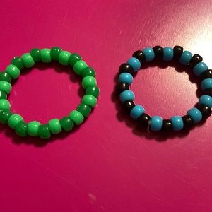 Set of 2 Kandi Bracelets